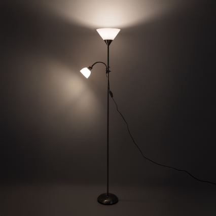 Brilagi - Podna lampa ARIANA 1xE27/100W/230V + 1xE14/25W zlatna