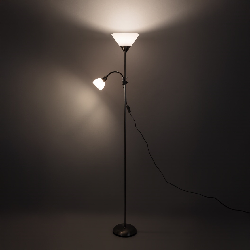 Brilagi - Podna lampa ARIANA 1xE27/100W/230V + 1xE14/25W zlatna