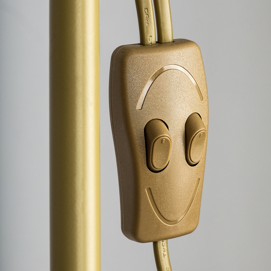 Brilagi - Podna lampa ARIANA 1xE27/100W/230V + 1xE14/25W zlatna