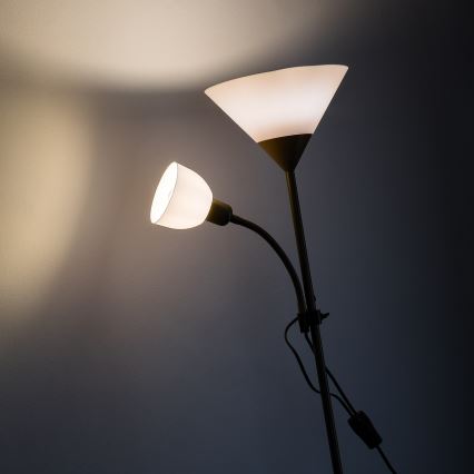 Brilagi - Podna lampa ARIANA 1xE27/100W/230V + 1xE14/25W zlatna