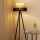 Brilagi - Podna lampa ASPEN LUNETA 1xE27/15W/230V crna/bež/krem