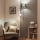 Brilagi - Podna lampa CERIA 1xE27/100W/230V + 1xE14/25W matni krom/crna