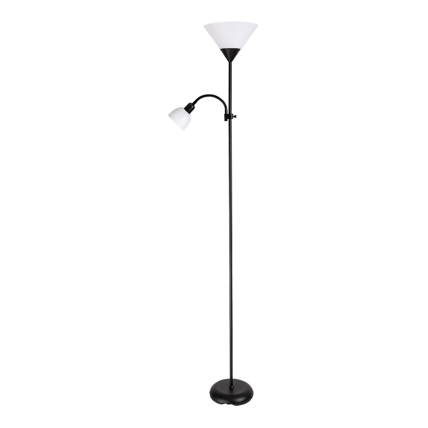 Brilagi - Podna lampa CERIA 2 u 1 1xE27/100W/230V + 1xE14/25W crna/bijela
