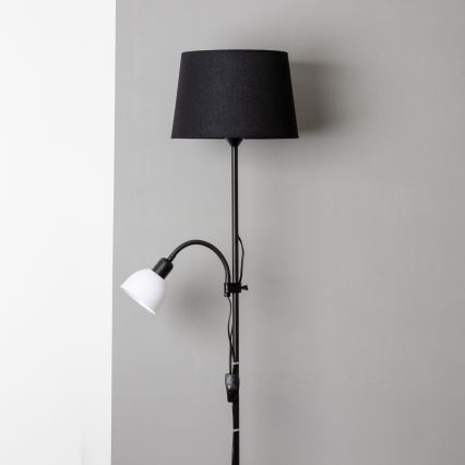 Brilagi - Podna lampa CERIA 2 u 1 1xE27/100W/230V + 1xE14/25W crna