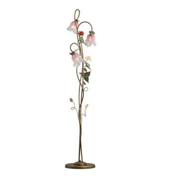 BRILAGI - Podna lampa KATERINA 3xE14/40W/230V višebojna/brončana/patina