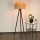 Brilagi - Podna lampa MONTANA BOHO 1xE27/15W/230V smeđa/crna