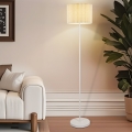 Brilagi - Podna lampa NORDIC WAVE 1xE27/15W/230V lan/bijela