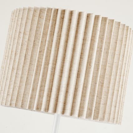 Brilagi - Podna lampa NORDIC WAVE 1xE27/15W/230V lan/bijela