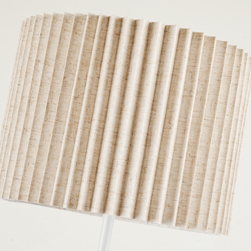 Brilagi - Podna lampa NORDIC WAVE 1xE27/15W/230V lan/bijela