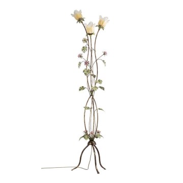 BRILAGI - Podna lampa ROSALIA 3xE14/40W/230V šarena/brončana/patina