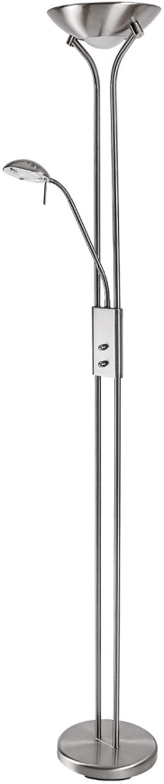 Brilagi - Podna lampa s prigušivačem SCARLETT 1xR7s/230W/230V + 1xG9/40W matni krom