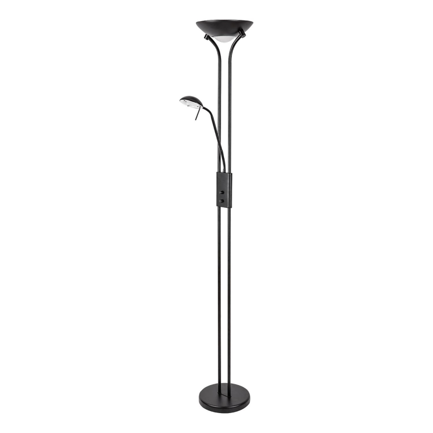 Brilagi - Podna lampa SCARLETT s prigušivačem 1xR7s/230W/230V + 1xG9/40W crna
