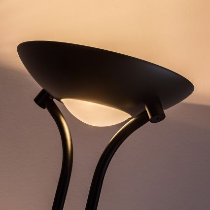 Brilagi - Podna lampa SCARLETT s prigušivačem 1xR7s/230W/230V + 1xG9/40W crna