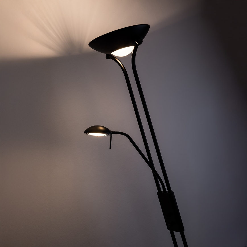 Brilagi - Podna lampa SCARLETT s prigušivačem 1xR7s/230W/230V + 1xG9/40W crna