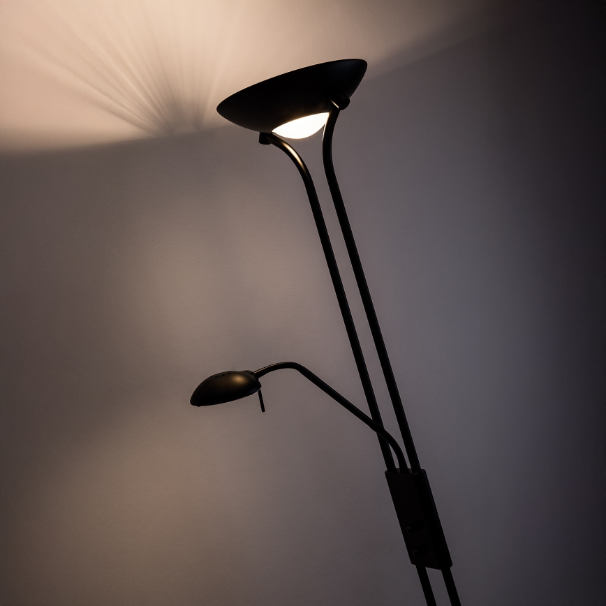 Brilagi - Podna lampa SCARLETT s prigušivačem 1xR7s/230W/230V + 1xG9/40W crna