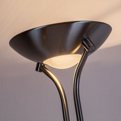 Brilagi - Podna lampa s prigušivačem SCARLETT 1xR7s/230W/230V + 1xG9/40W matni krom