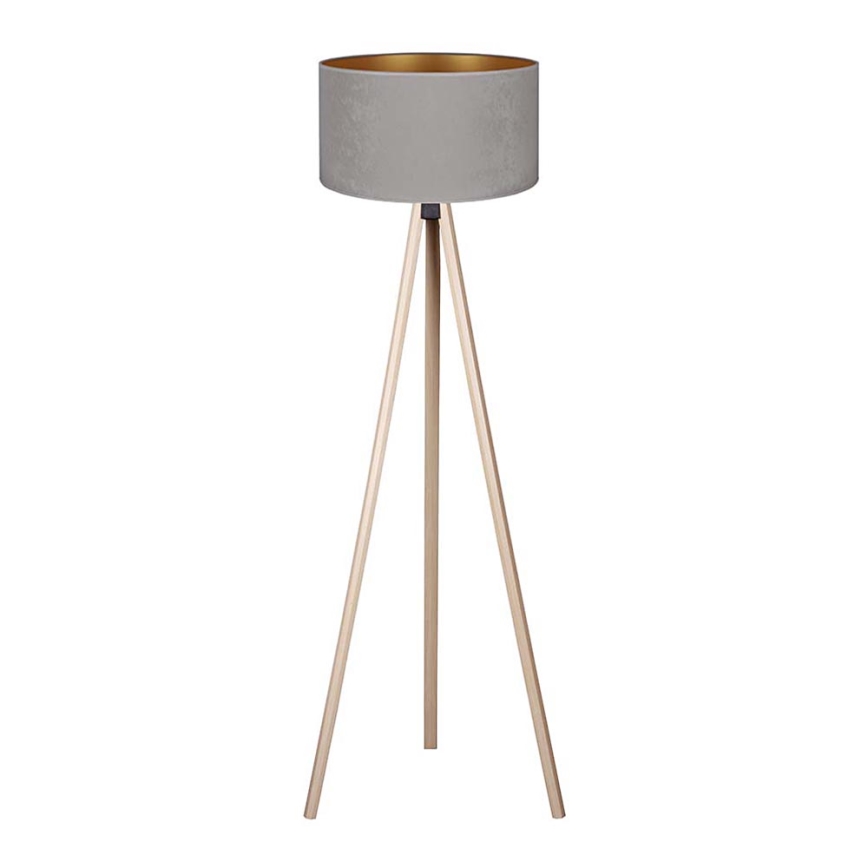 Brilagi - Podna lampa VELVET 1xE27/60W/230V bež/siva