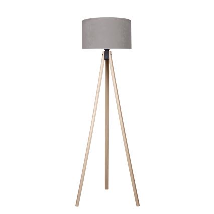 Brilagi - Podna lampa VELVET 1xE27/60W/230V bež/siva