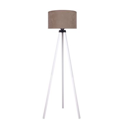 Brilagi - Podna lampa VELVET 1xE27/60W/230V bijela/bež