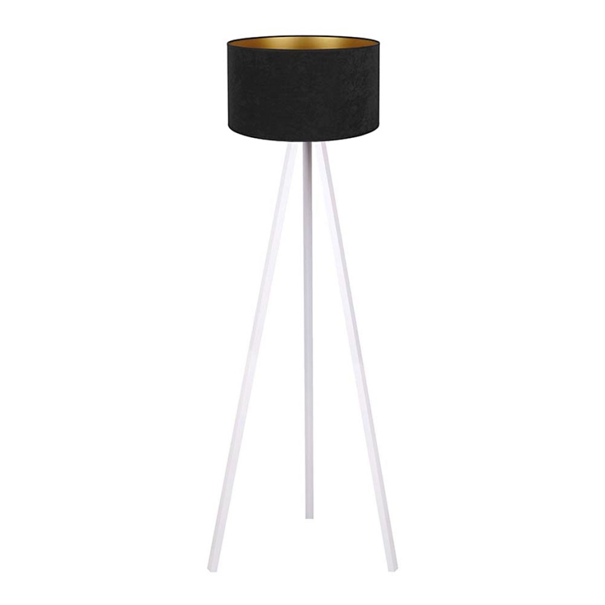 Brilagi - Podna lampa VELVET 1xE27/60W/230V bijela/crna
