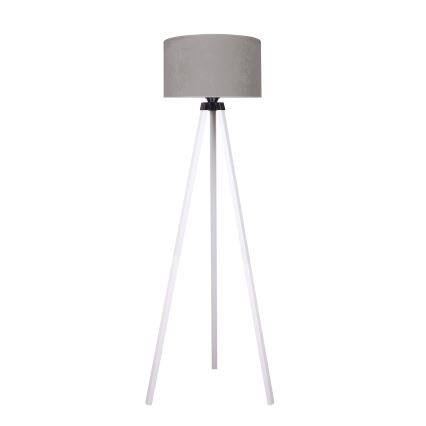 Brilagi - Podna lampa VELVET 1xE27/60W/230V bijela/siva