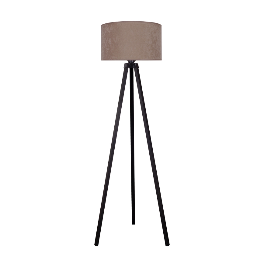 Brilagi - Podna lampa VELVET 1xE27/60W/230V crna/bež