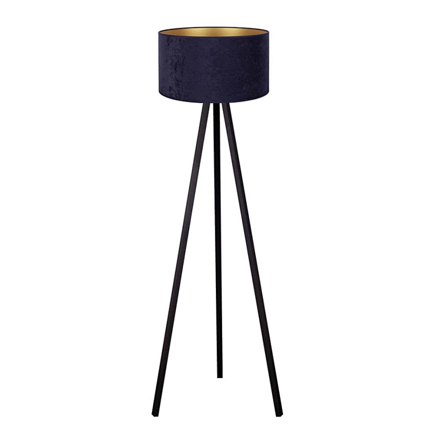 Brilagi - Podna lampa VELVET 1xE27/60W/230V crna/plava