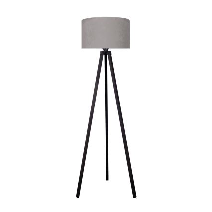 Brilagi - Podna lampa VELVET 1xE27/60W/230V crna/siva