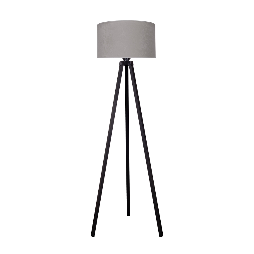Brilagi - Podna lampa VELVET 1xE27/60W/230V crna/siva