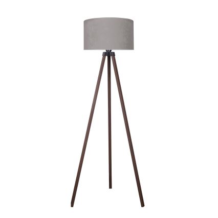 Brilagi - Podna lampa VELVET 1xE27/60W/230V smeđa/siva