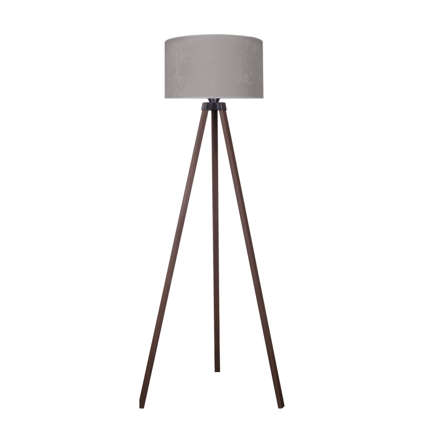Brilagi - Podna lampa VELVET 1xE27/60W/230V smeđa/siva