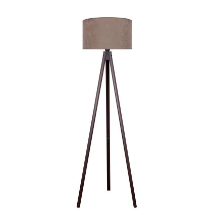 Brilagi - Podna lampa VELVET 1xE27/60W/230V wenge/bež