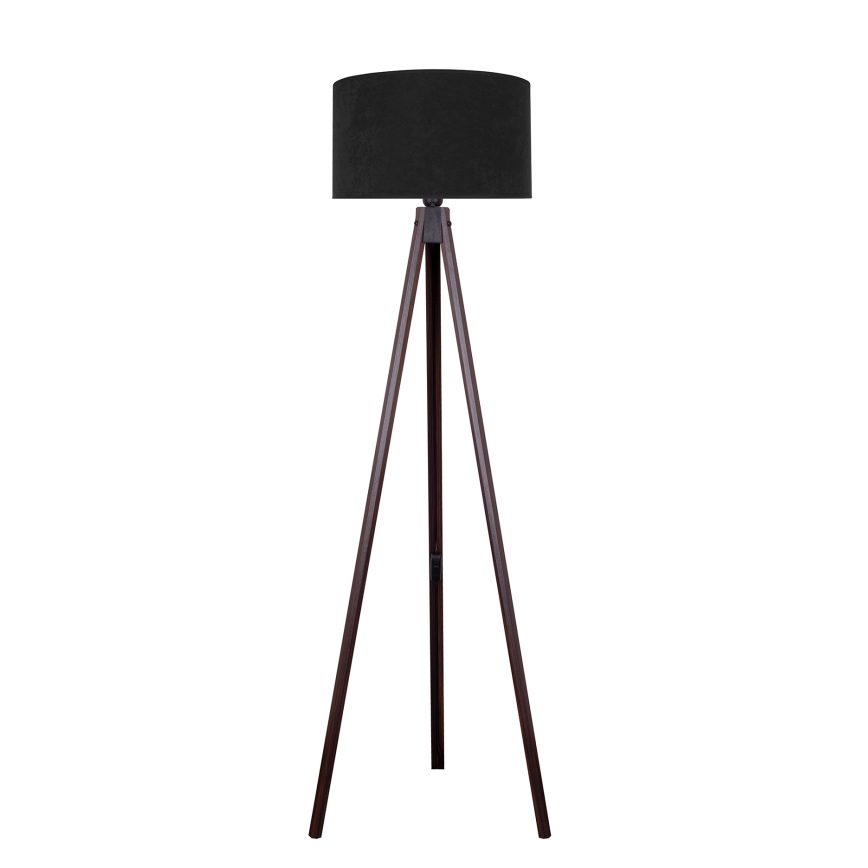 Brilagi - Podna lampa VELVET 1xE27/60W/230V wenge/crna