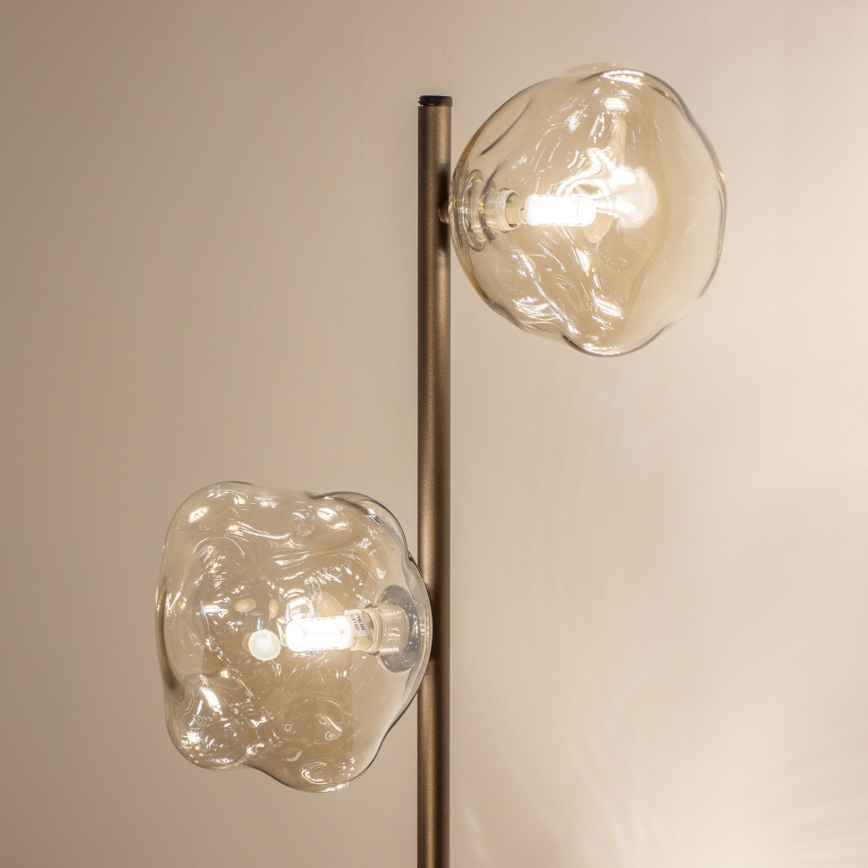 BRILAGI - Podna lampa VULCANO 3xG9/8W/230V brončana/dimljena bež