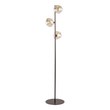 Brilagi - Podna lampa VULCANO 3xG9/8W/230V smeđa/zadimljeno bež
