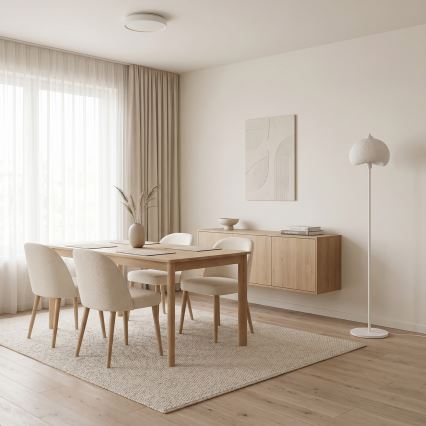Brilagi - Podna lampa WABI SABI 1xE27/40W/230V bijela