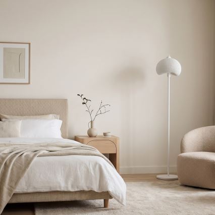 Brilagi - Podna lampa YONTU 1xE27/40W/230V bijela