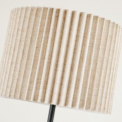 Brilagi - Podna svjetiljka NORDIC WAVE 1xE27/15W/230V lan/crna