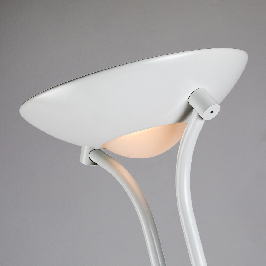 Brilagi - Podna svjetiljka SCARLETT s prigušivačem 1xR7s/230W/230V + 1xG9/40W bijela