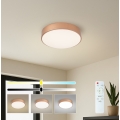 Brilagi - POOL LED stropna svjetiljka s mogućnošću prigušivanja, 36W/230V, 3000–6000K, promjer 30 cm, brončana, s daljinskim upravljačem