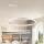 Brilagi - PORTOFINO LED luster na sajli s mogućnošću prigušivanja LED/60W/230V 3000-6000K Ø 80 cm srebrni + daljinski upravljač