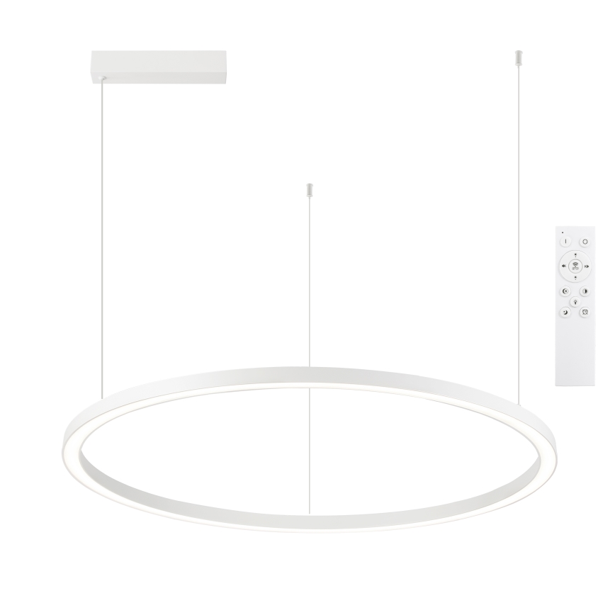 Brilagi - LED luster na sajli PORTOFINO, s mogućnošću prigušivanja, LED/60W/230V, 3000–6000K, Ø 80 cm, bijela + daljinski upravljač