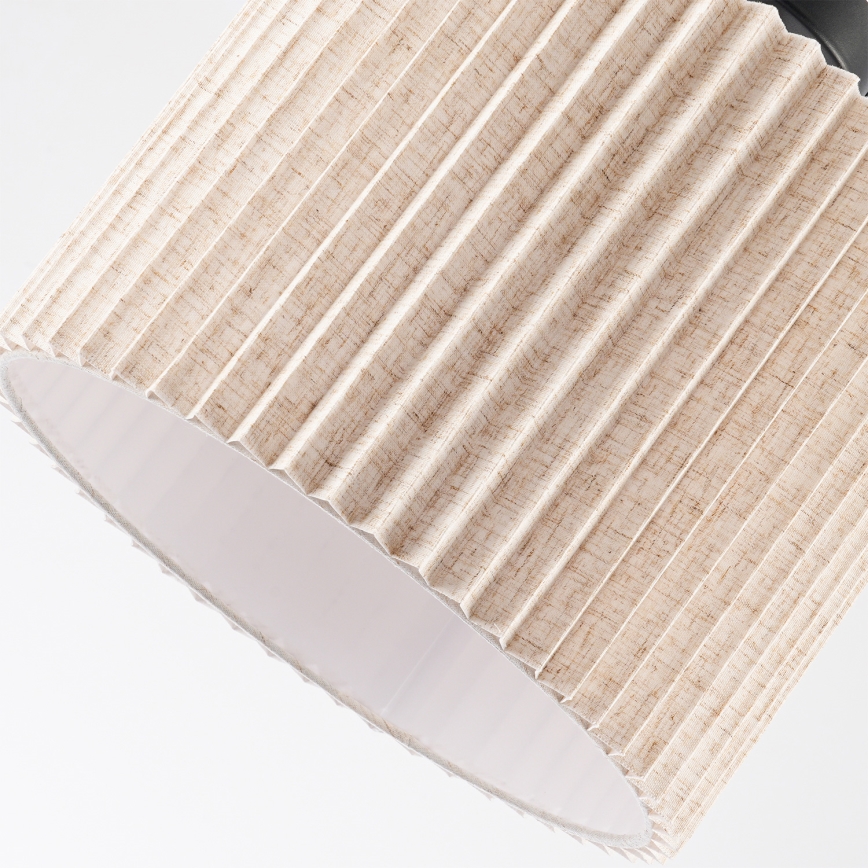 Brilagi - Površinski montirana stropna svjetiljka NORDIC WAVE 1xE27/15W/230V Ø 32 cm lan/crna