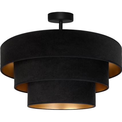 Brilagi - Površinski montirani luster LUNETA 1xE27/60W/230V Ø 40 cm crna/zlatna