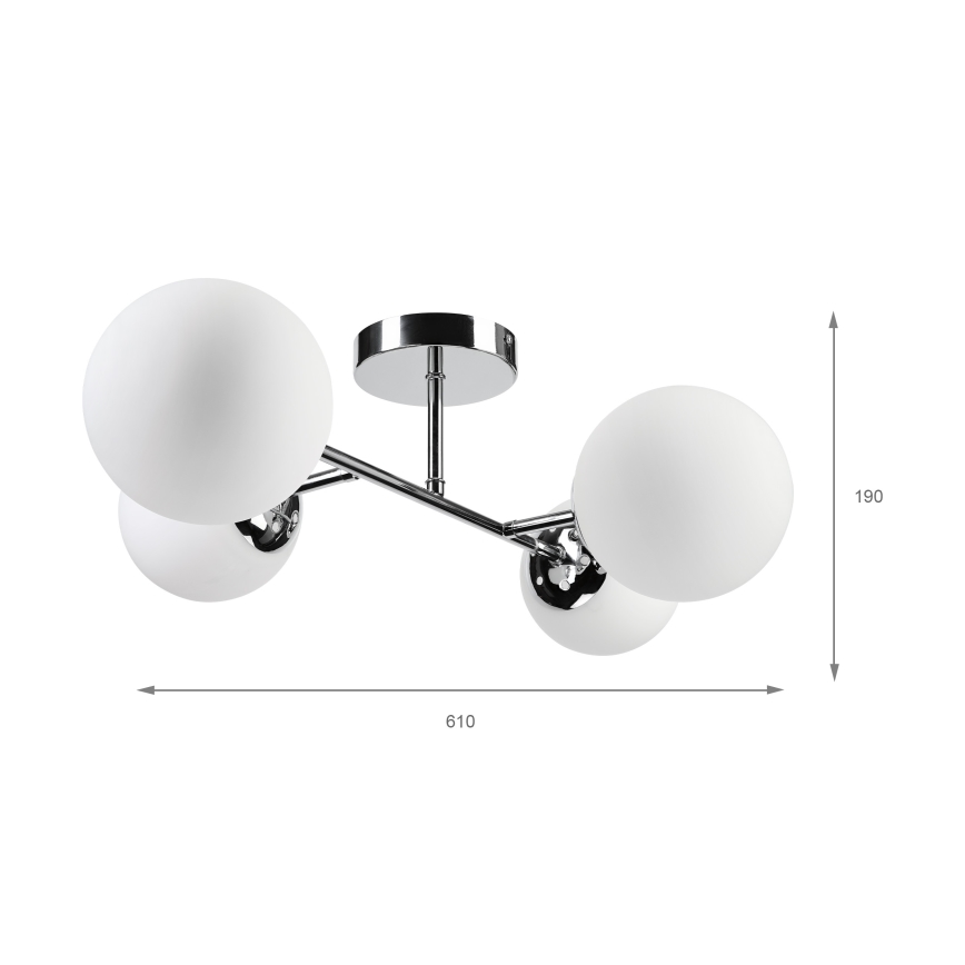 Brilagi - Površinski montirani luster MALONY 4xE14/20W/230V, sjajni krom