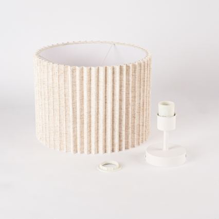 Brilagi - Površinski montirani stropni luster NORDIC WAVE 1xE27/15W/230V Ø 32 cm lan/bijela