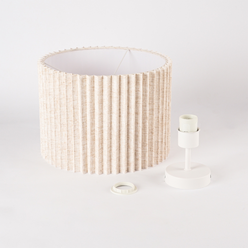 Brilagi - Površinski montirani stropni luster NORDIC WAVE 1xE27/15W/230V Ø 32 cm lan/bijela