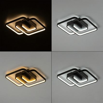 Brilagi - Prigušivo LED stropno svjetlo VELO LED/64W/230V 3000-6500K 48x48 cm + daljinski upravljač