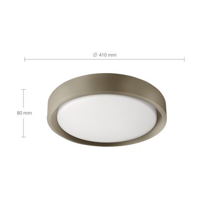 Brilagi - LED prigušivo stropno svjetlo MATTEO LED/48W/230V 3000-6500K Ø 41 cm taupe + daljinski upravljač
