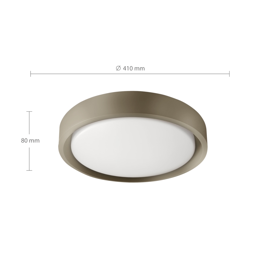 Brilagi - LED prigušivo stropno svjetlo MATTEO LED/48W/230V 3000-6500K Ø 41 cm taupe + daljinski upravljač